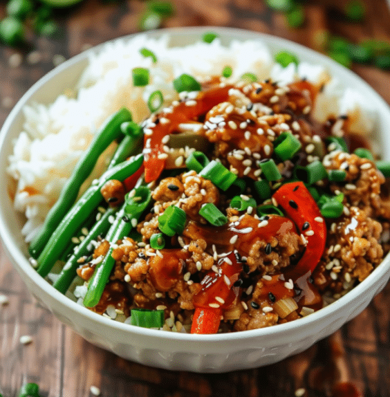 Honey Garlic Ground Turkey Recipe