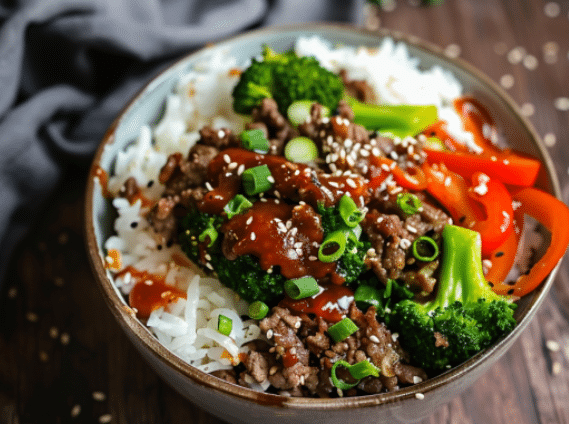 Quick & Easy Korean Ground Beef Bowl – Better Than Takeout!