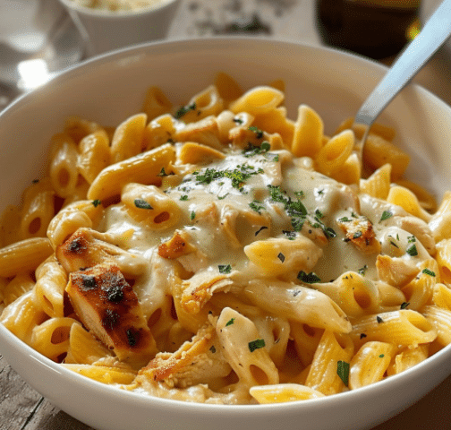 the best cheesy chicken pasta