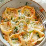 CREAMY SALMON TORTELLINI