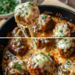 Cheesy French Onion Meatballs