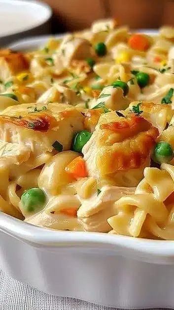 Classic Chicken Pot Pie Pasta