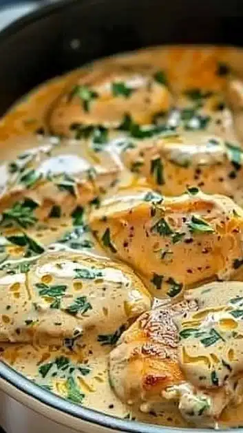 Creamy Ranch Chicken in the CrockPot