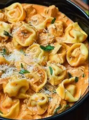 CrockPot Chicken Tortellini