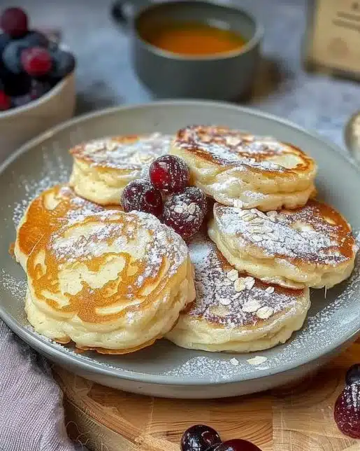 Delicious Quark Coins with Oatmeal, a healthy breakfast option.