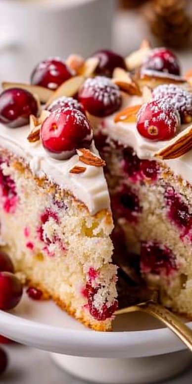 Almond Cranberry Cake