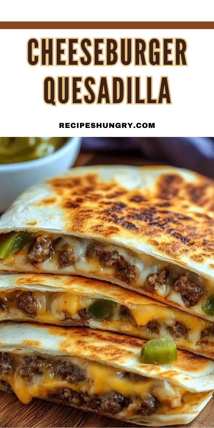 Cheeseburger Quesadilla