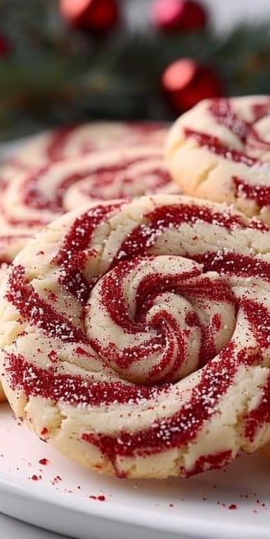 Peppermint Swirl Cookies