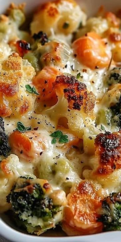 Creamy Winter Vegetable Bake