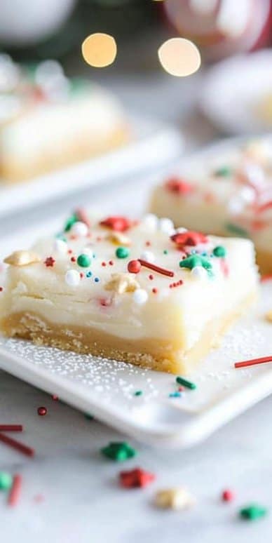 Christmas Sugar Cookie Bars