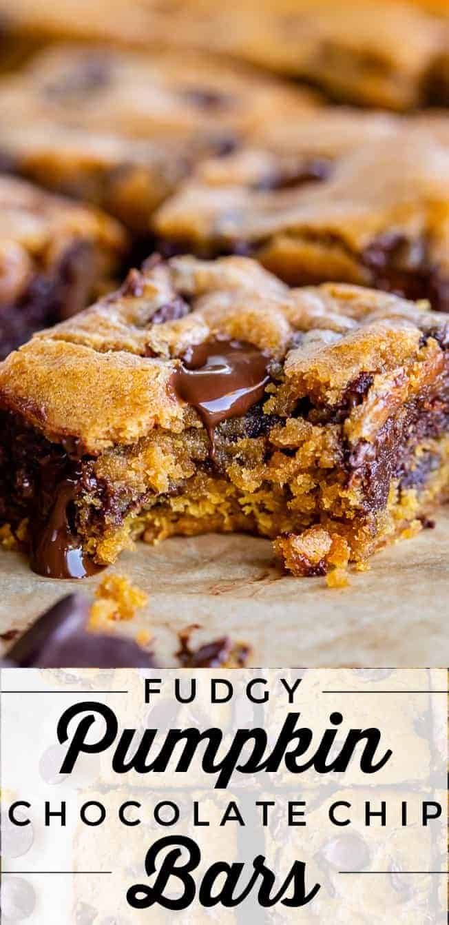 Pumpkin Chocolate Chip Bars