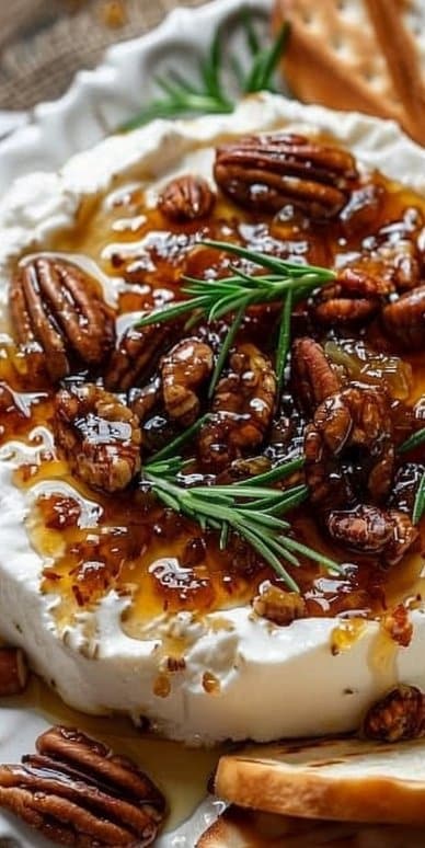 Goat Cheese Appetizer with Fig Jam and Pecans