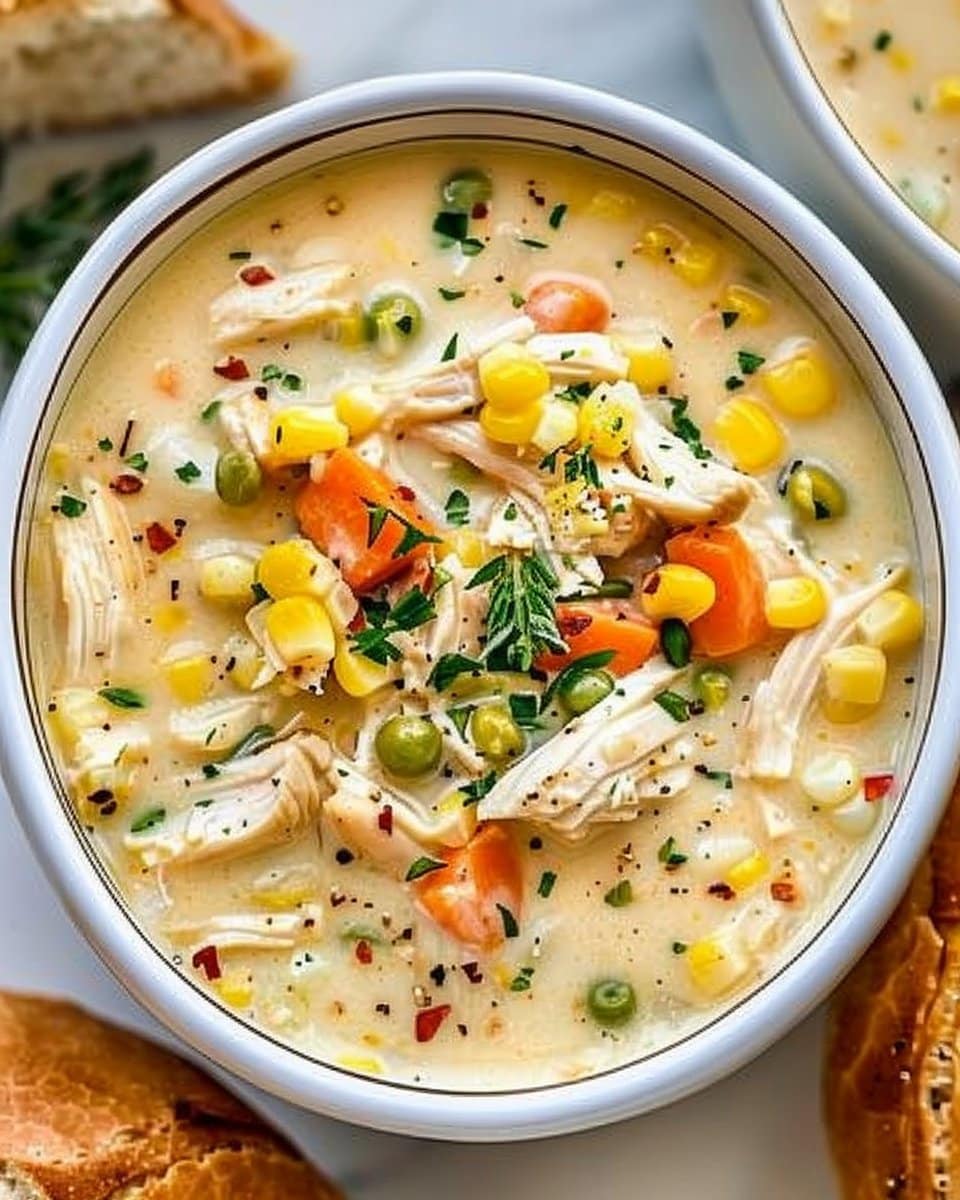 Crockpot Chicken Corn Chowder