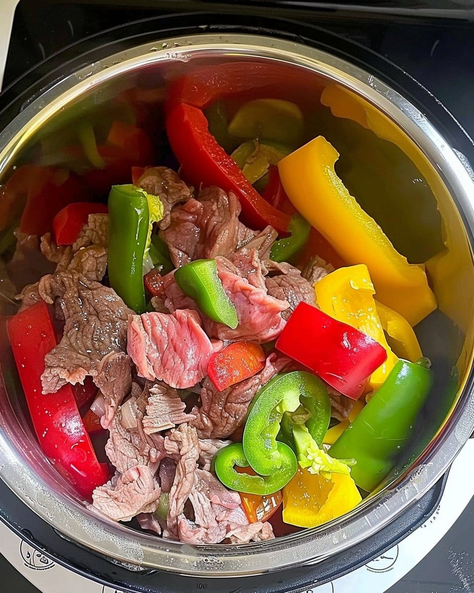 Easy Slow Cooker Pepper Steak