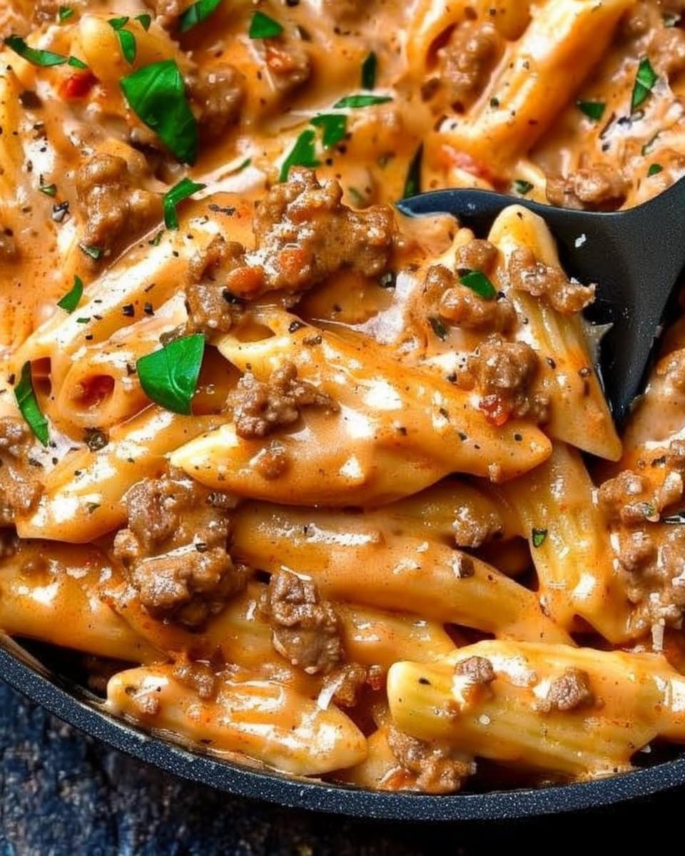 High Protein Creamy Beef Pasta Recipe for Quick Weeknight Dinners