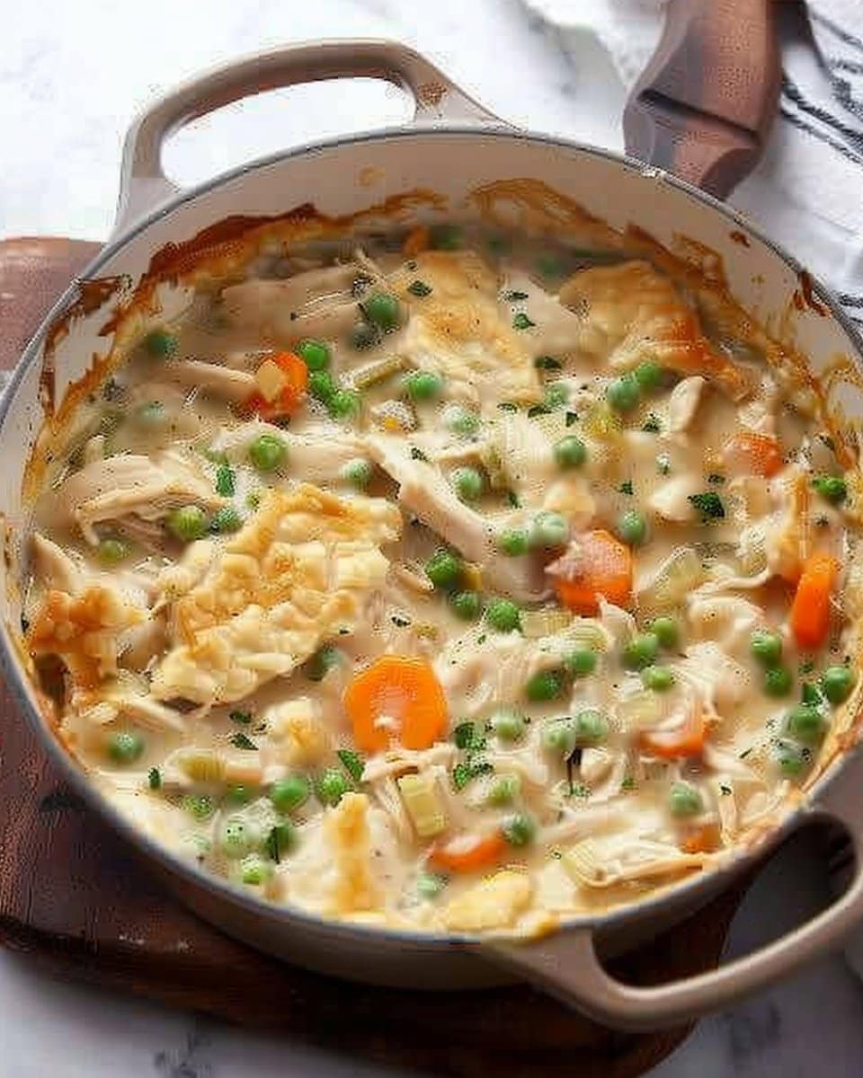 Crustless Chicken Pot Pie