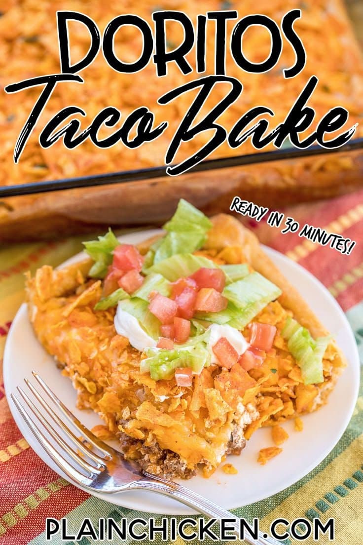Doritos Taco Casserole Bake