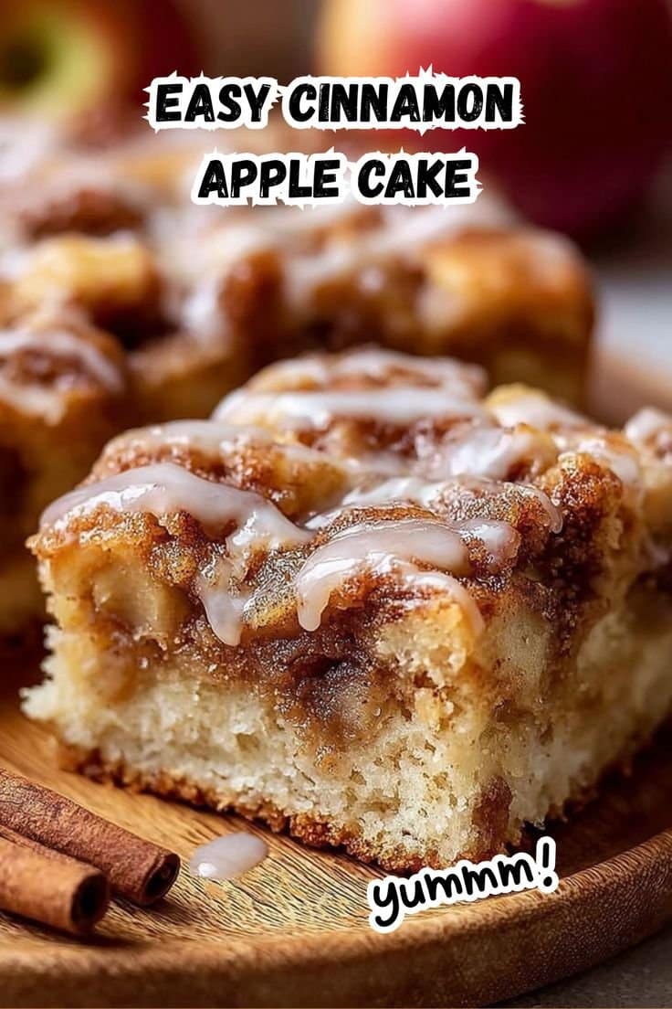 Easy Cinnamon Apple Cake