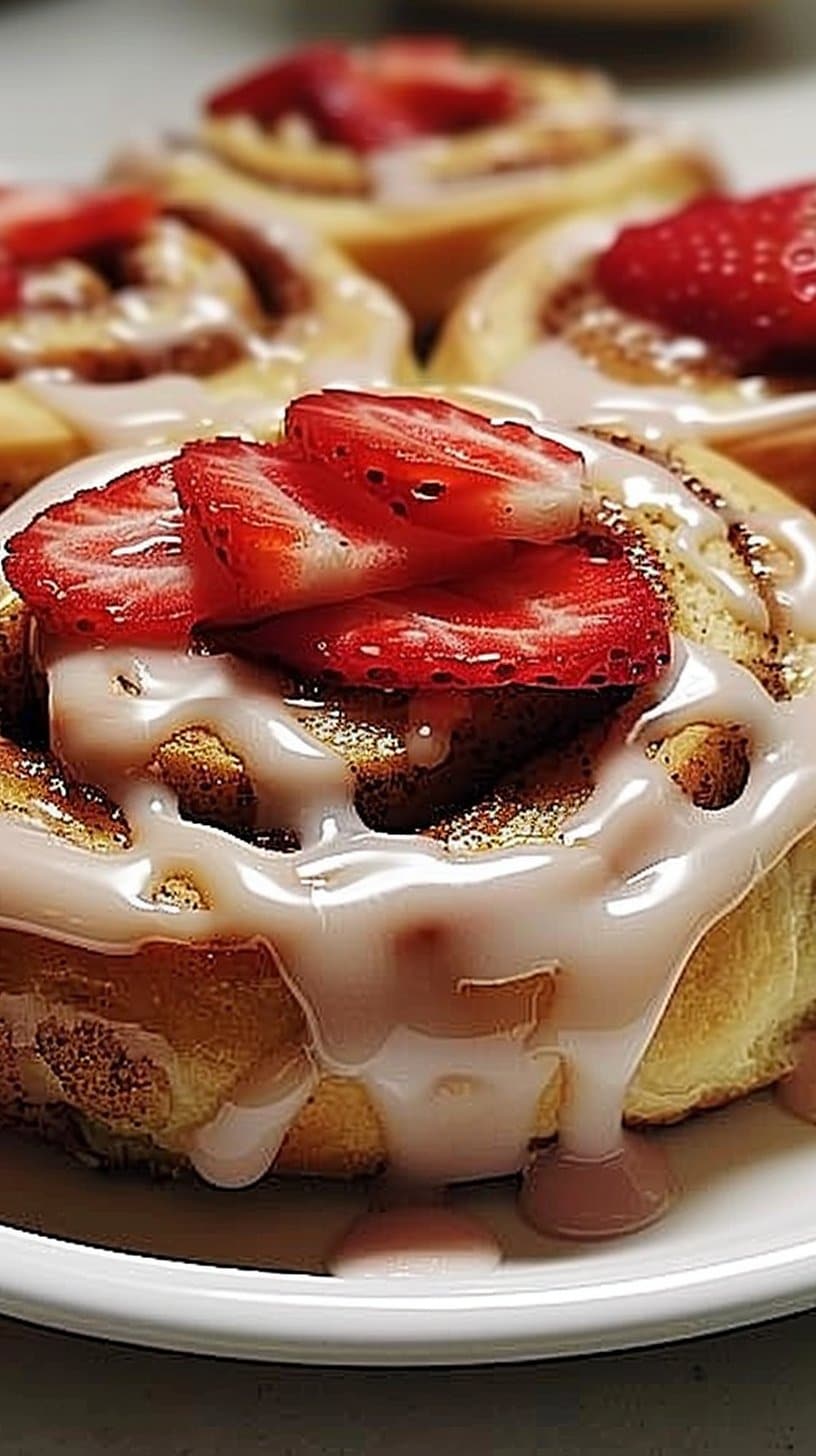 Strawberry Cheesecake Cinnamon Rolls: A Delicious Twist on a Classic Treat