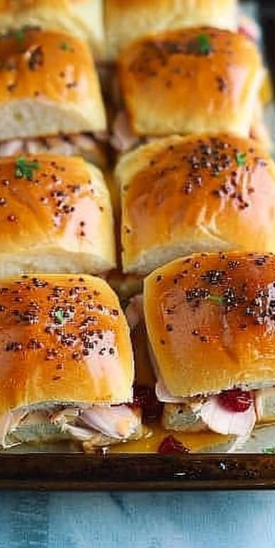 Turkey Cranberry Sliders
