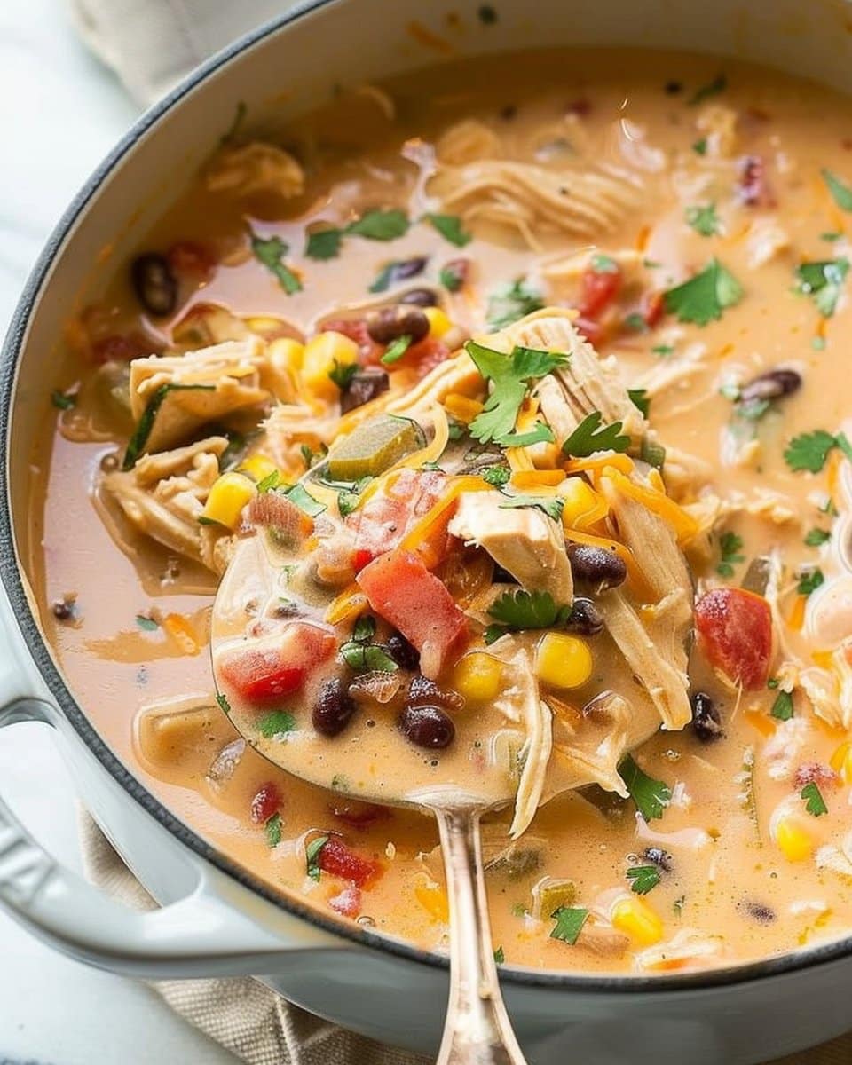 Creamy Chicken Taco Soup