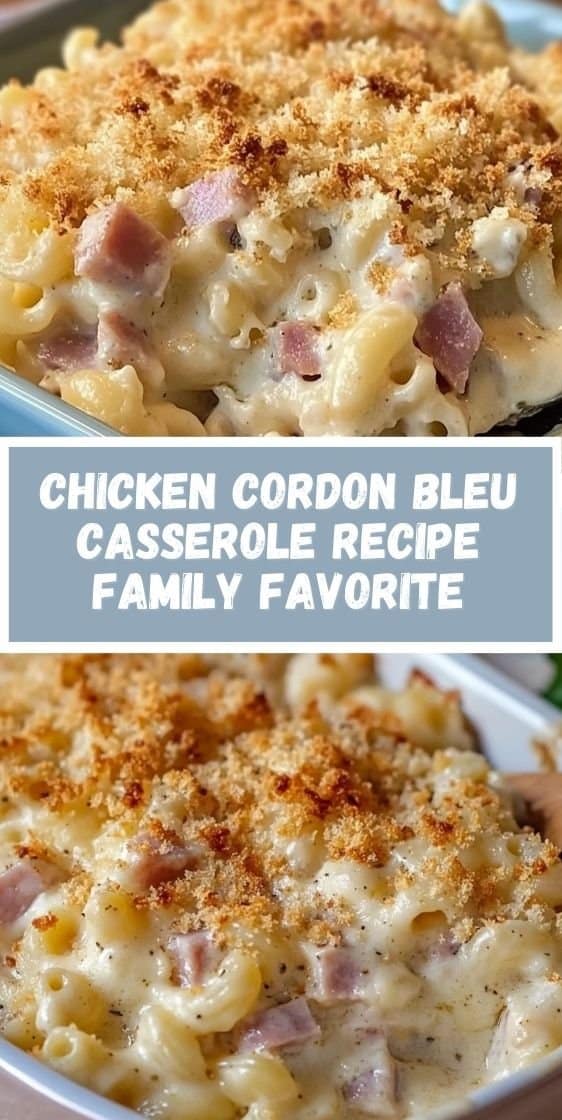 Chicken Cordon Bleu Casserole
