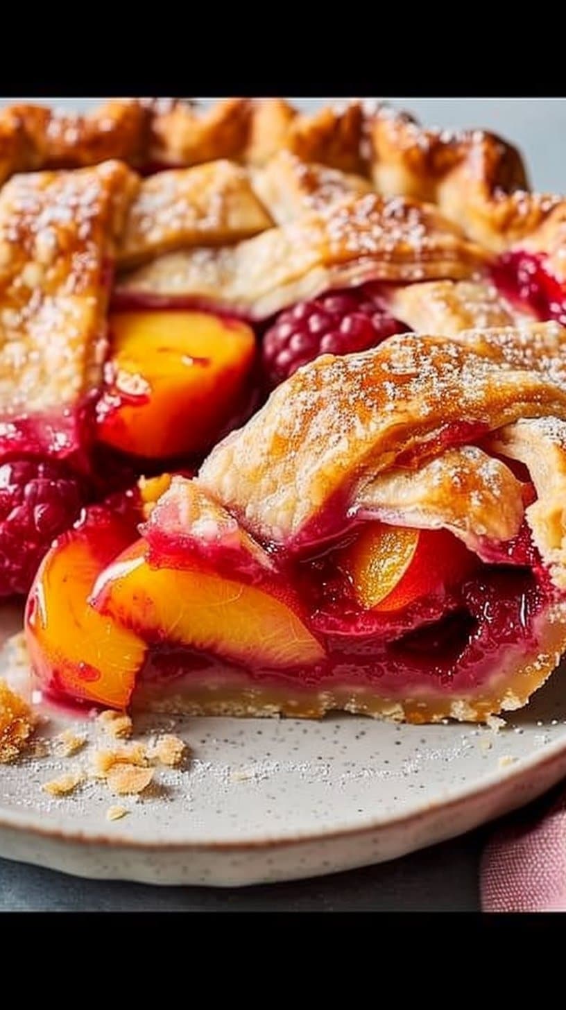Peach Raspberry Pie: A Juicy Slice of Summer You’ll Never Forget