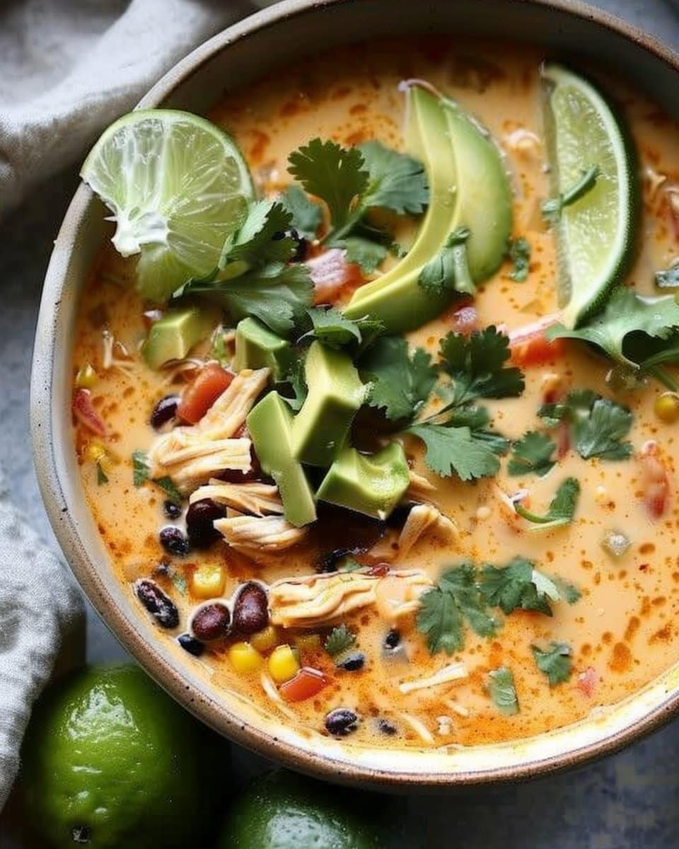 Creamy Chicken Enchilada Soup