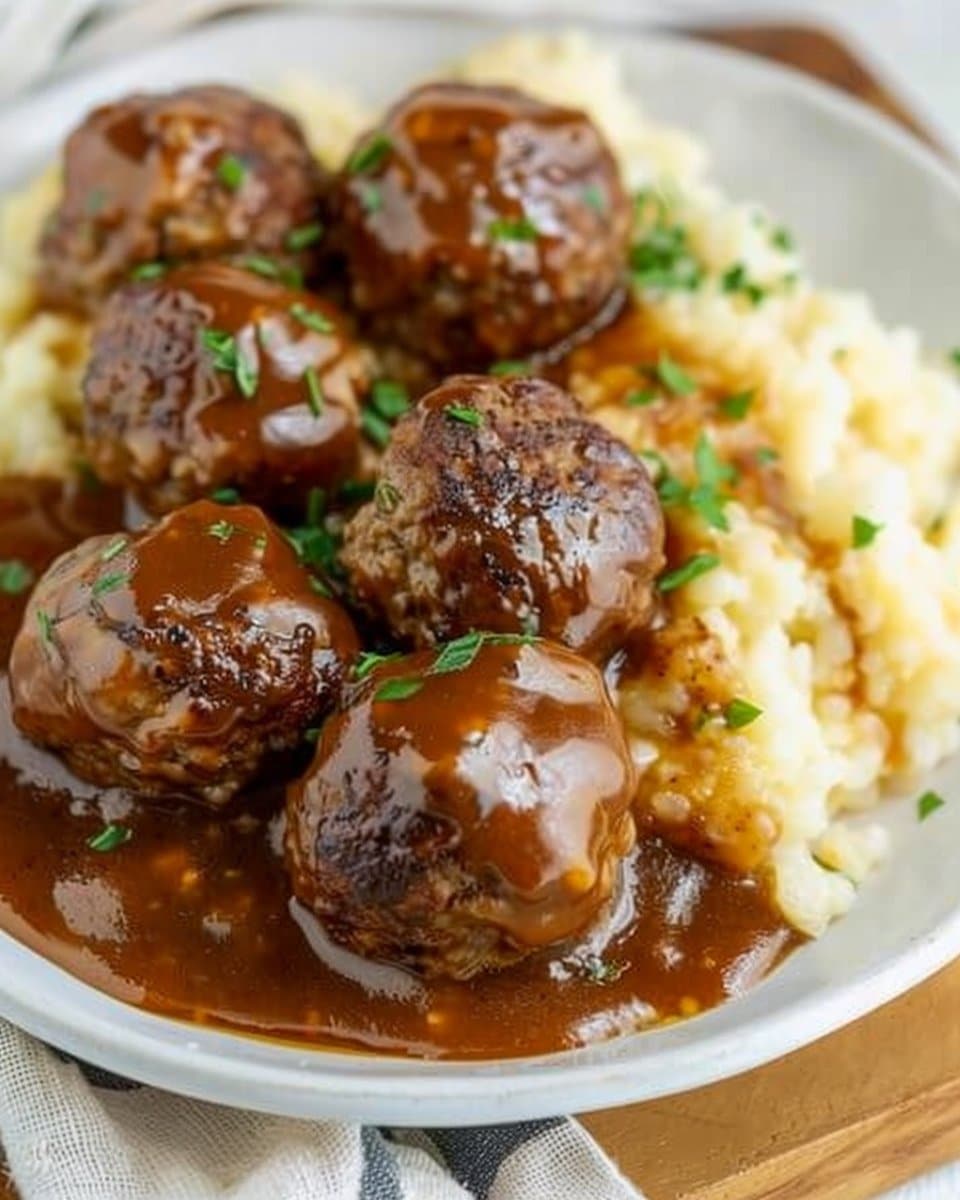 Slow Cooker Salisbury Steak Meatballs: Family-Friendly Comfort