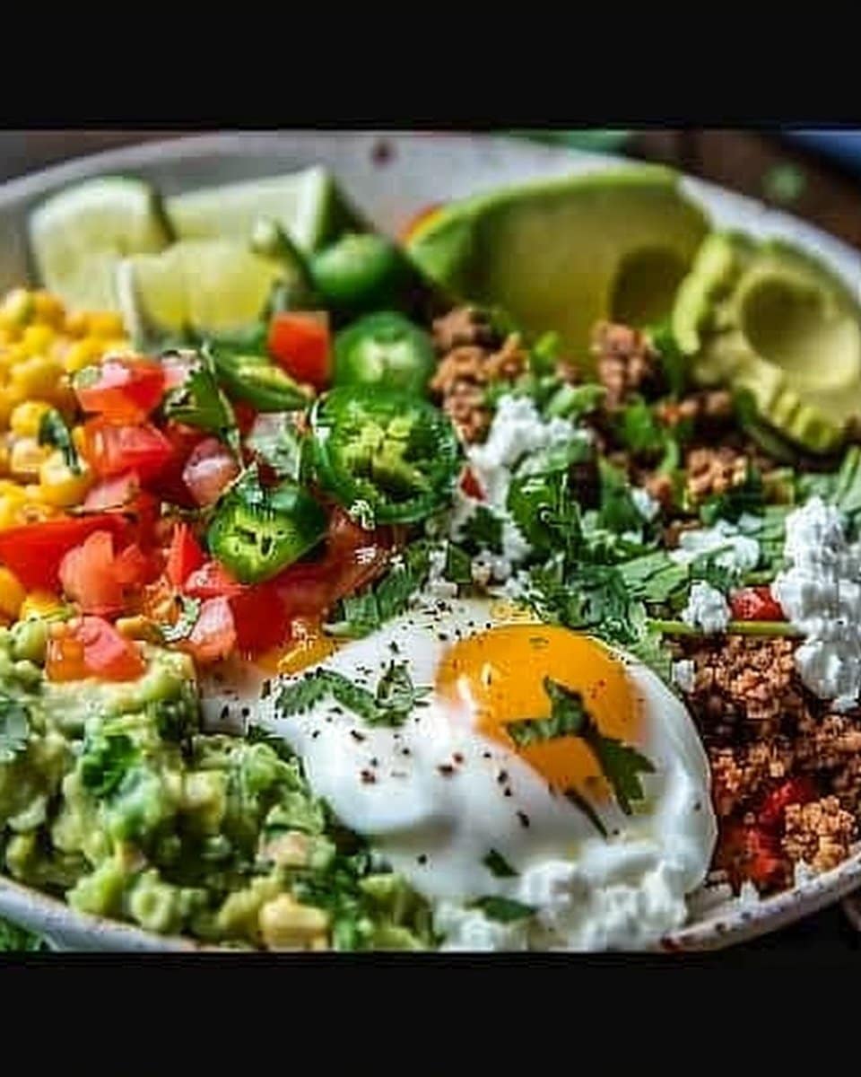 Easy Low Carb Burrito Bowl - 25min Breakfast Protein-Packed