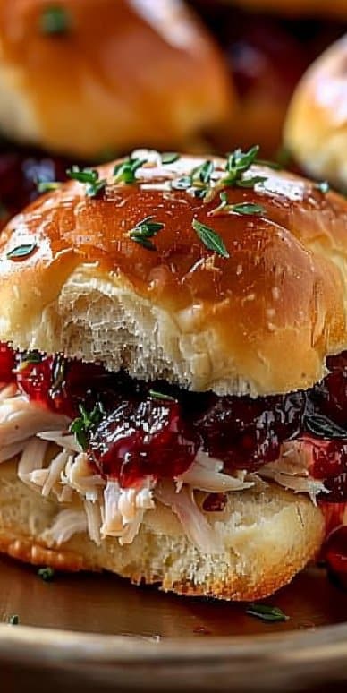 Turkey Cranberry Sliders