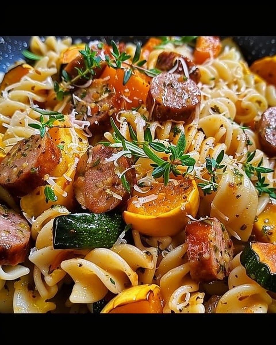 Autumn Sausage Pasta Squash: Amazing 25-Min Fall Favorite
