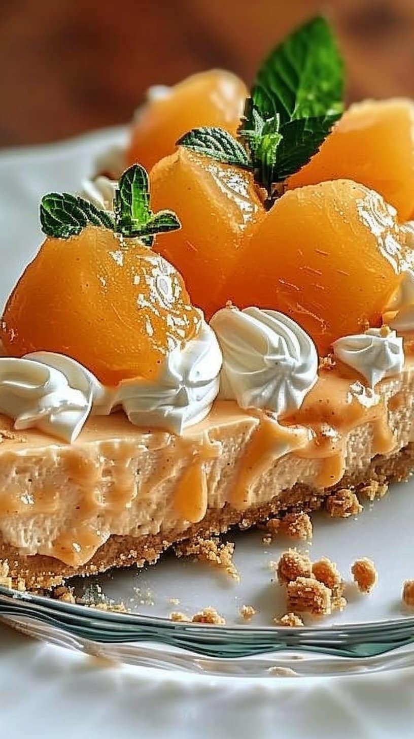 No-Bake Cantaloupe Cream Pie