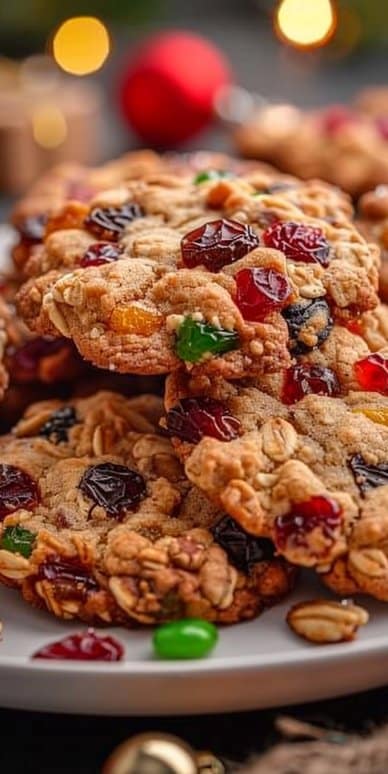 Easy Christmas Fruitcake Cookies Recipe
