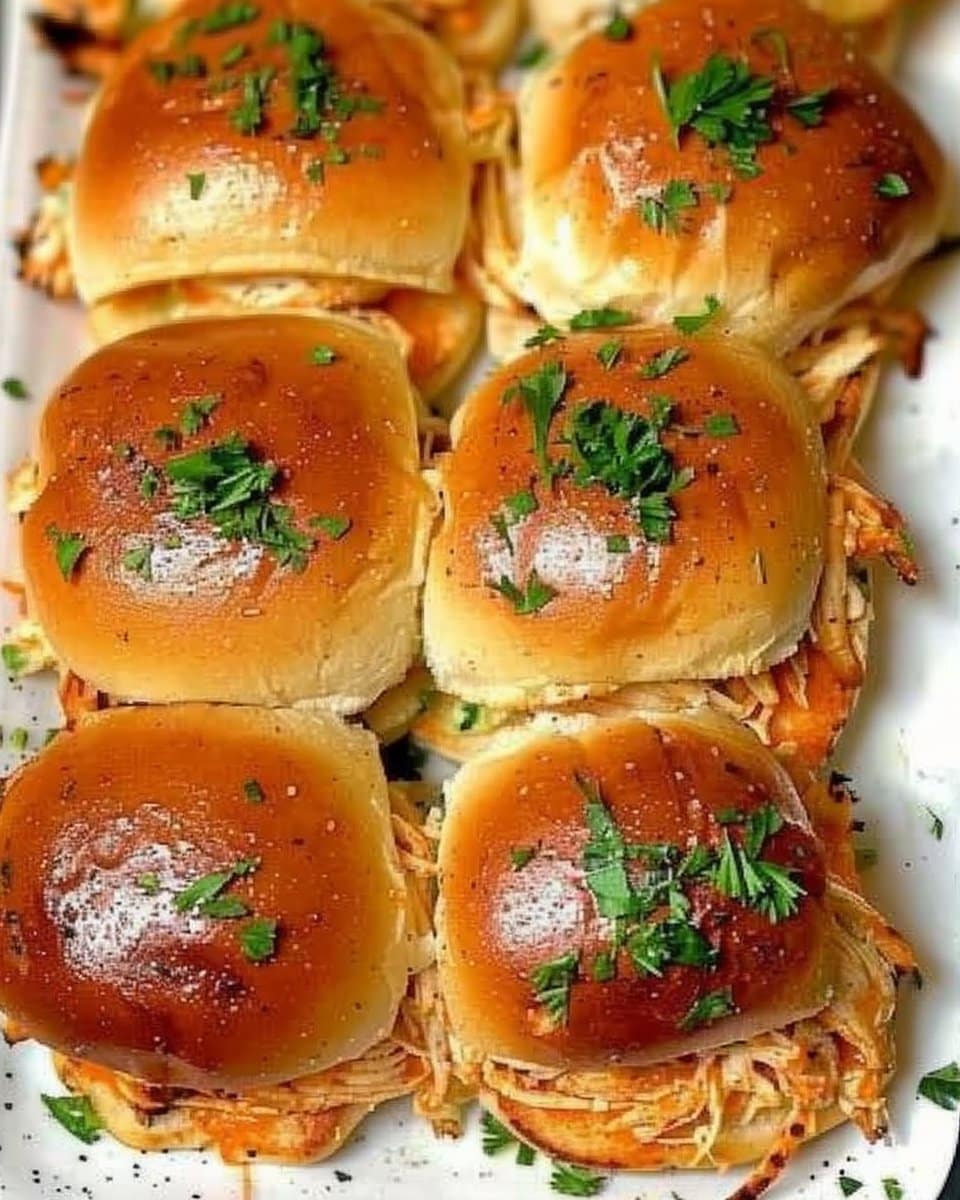 Spicy Buffalo Chicken Sliders