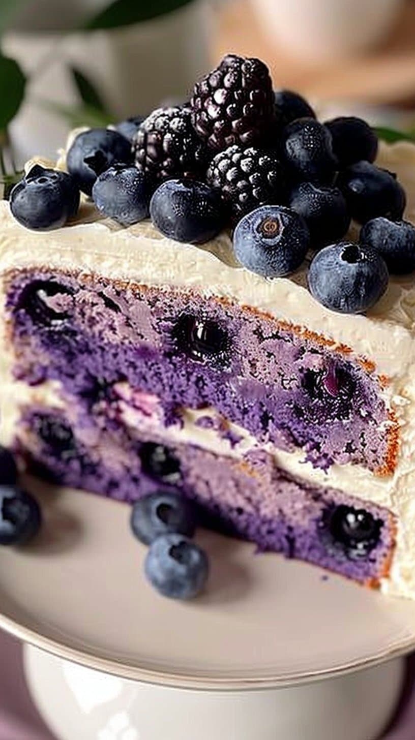 Blueberry Chiffon Cake: A Light and Fluffy Dessert Recipe