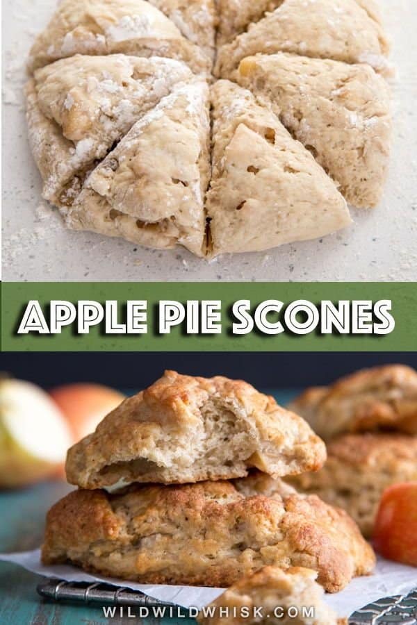 Insanely Soft Spiced Apple Scones