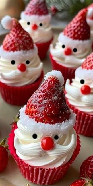 Sweetest Strawberry Santas: Christmas Magic in Every Bite!