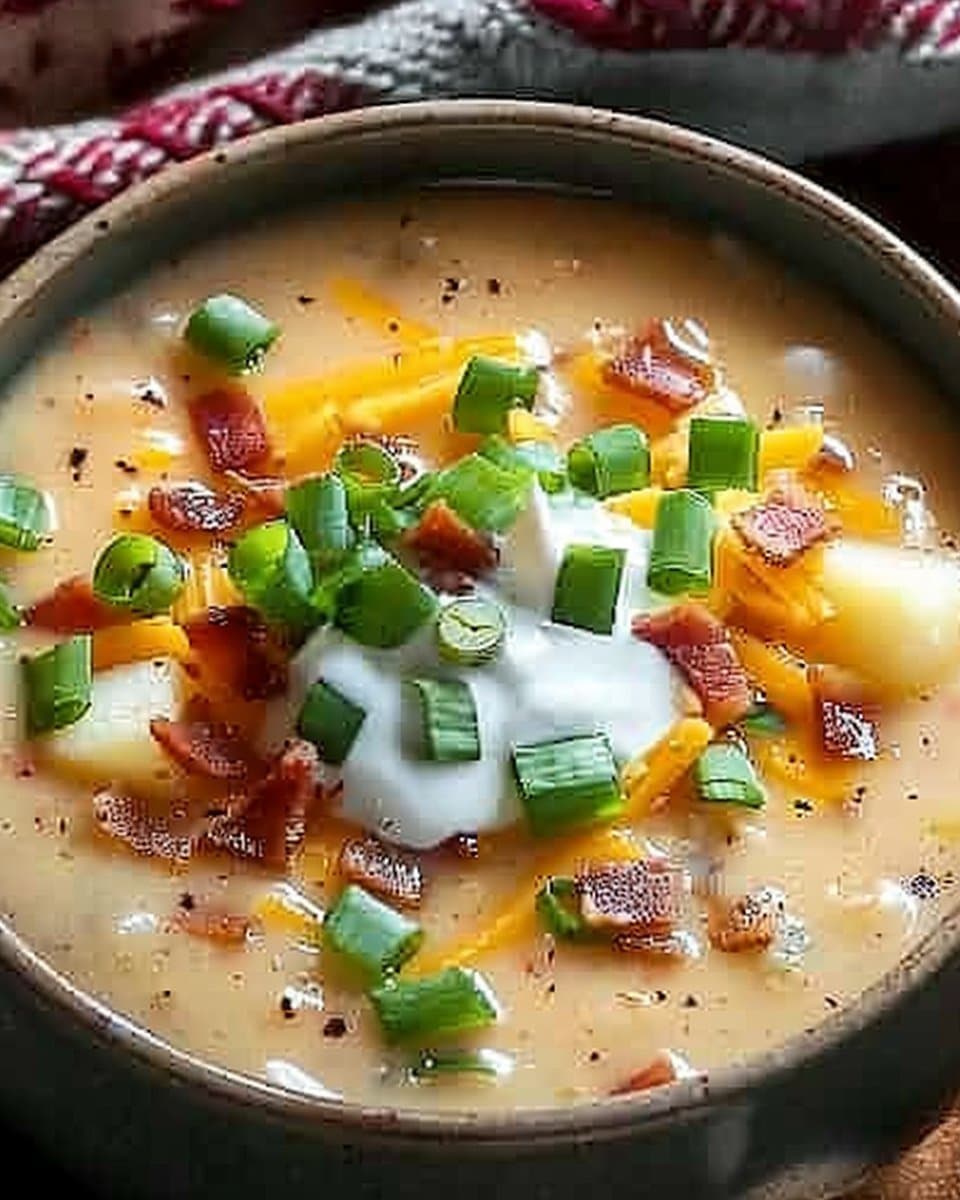 Comforting Loaded Baked Potato Soup