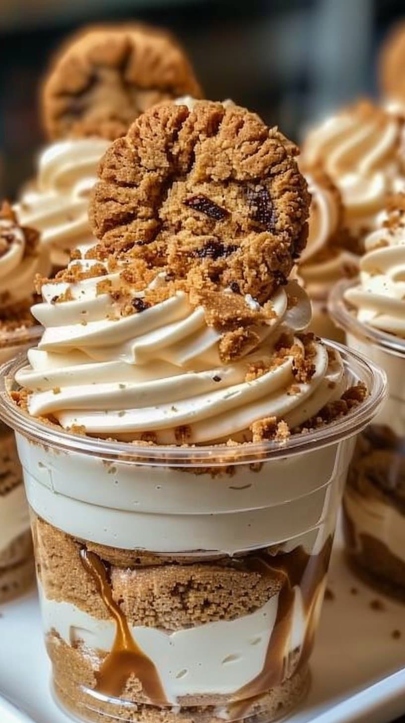 Cookie Butter Cheesecake Cups