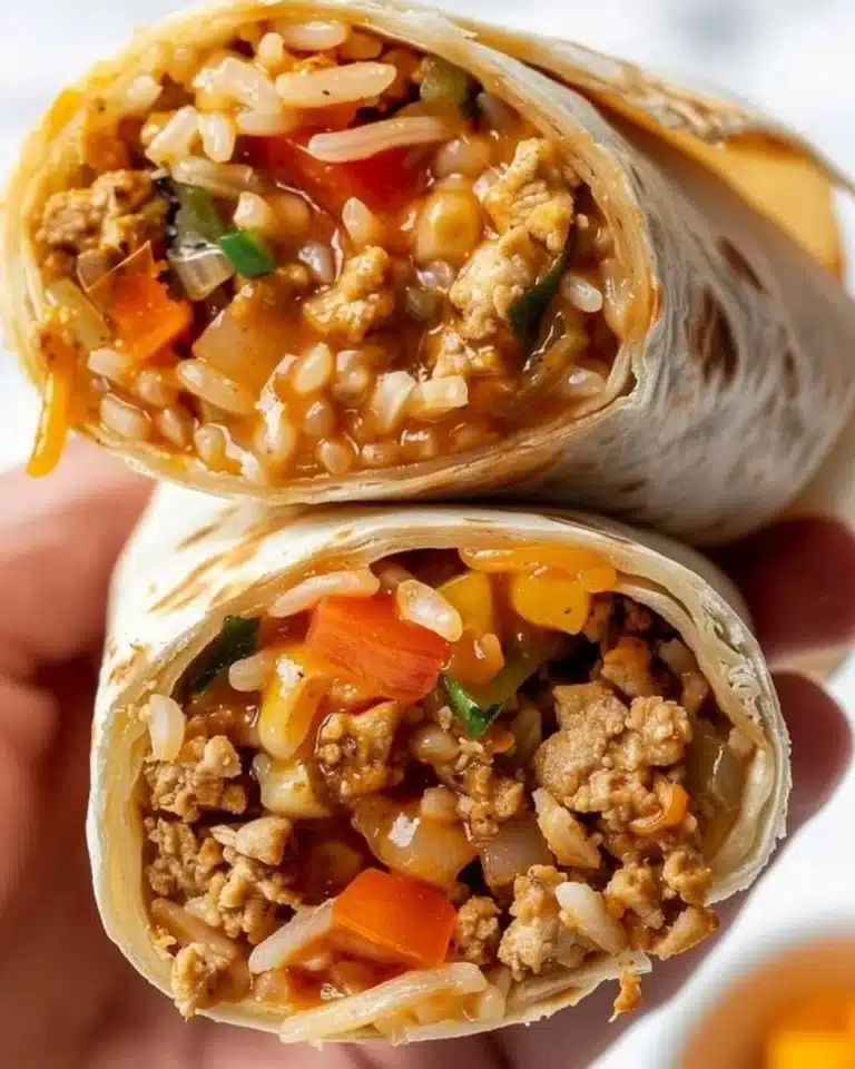 Delicious cheesy chicken burritos ready to be served