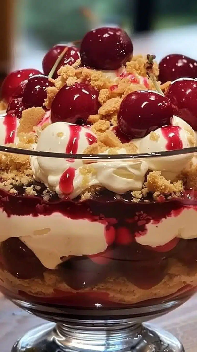 Cherry Cheesecake Trifle: A Delicious & Easy Dessert Recipe