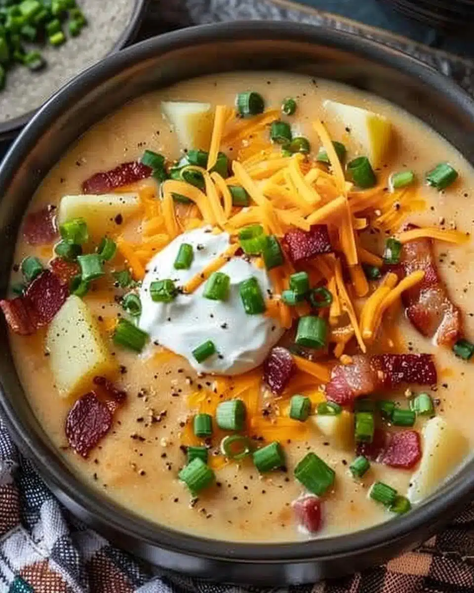 Comforting Loaded Baked Potato Soup