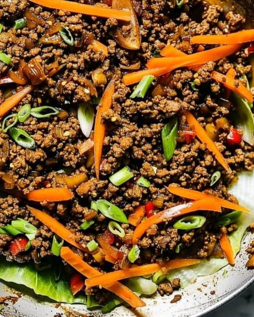 Ground Beef Lettuce Wraps
