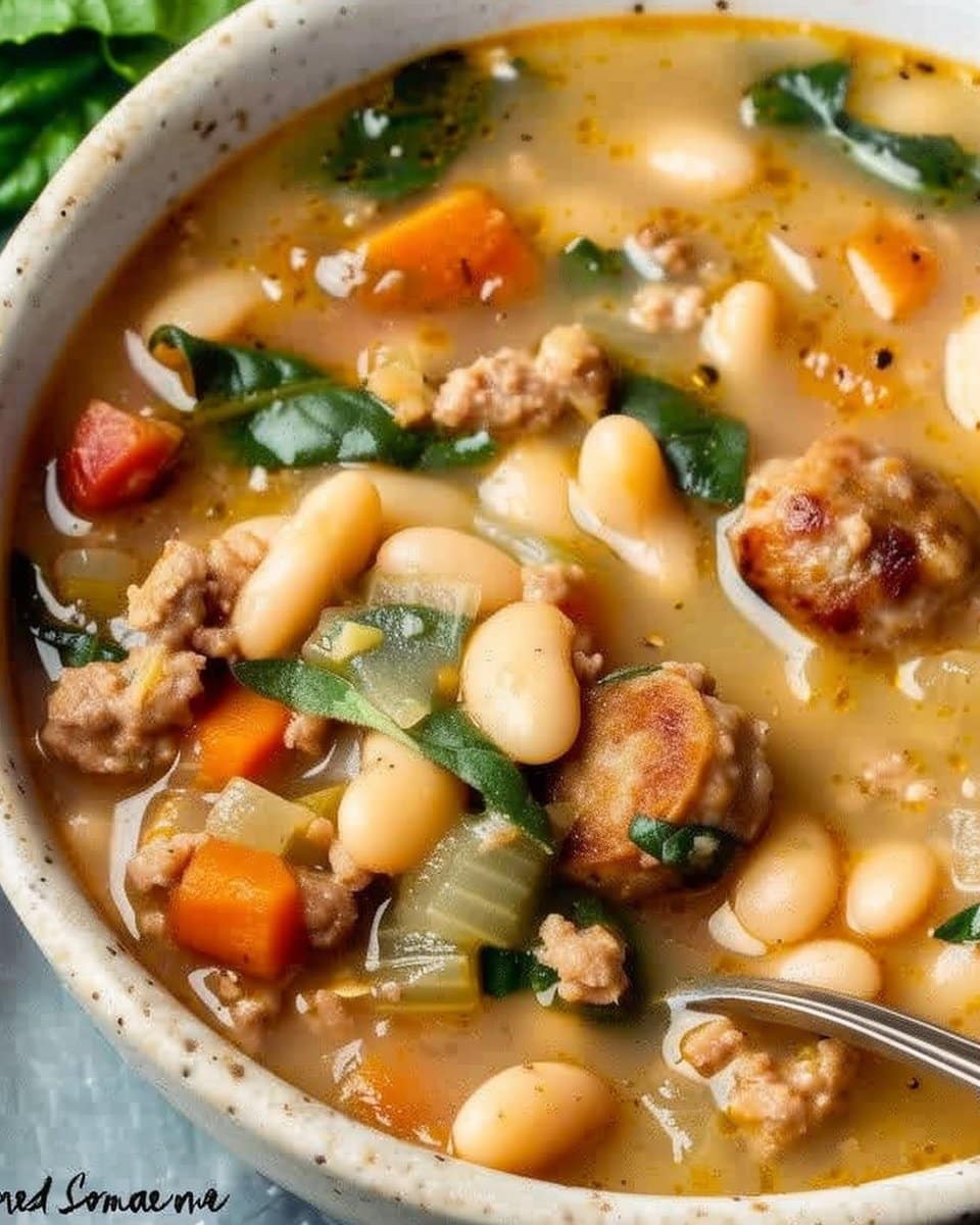 Italian Sausage White Bean Soup