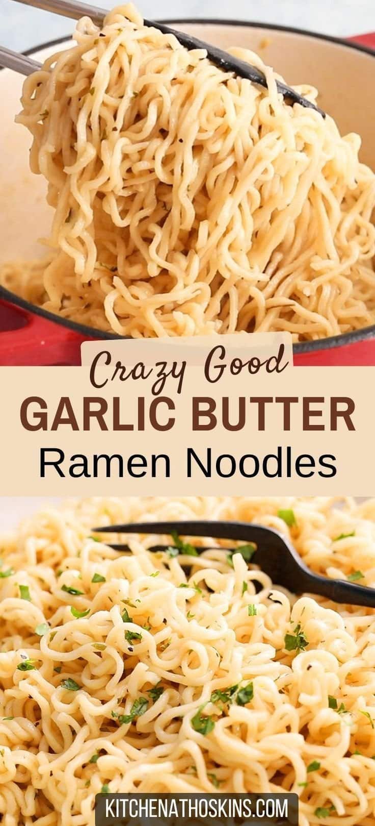Garlic Butter Ramen Noodles