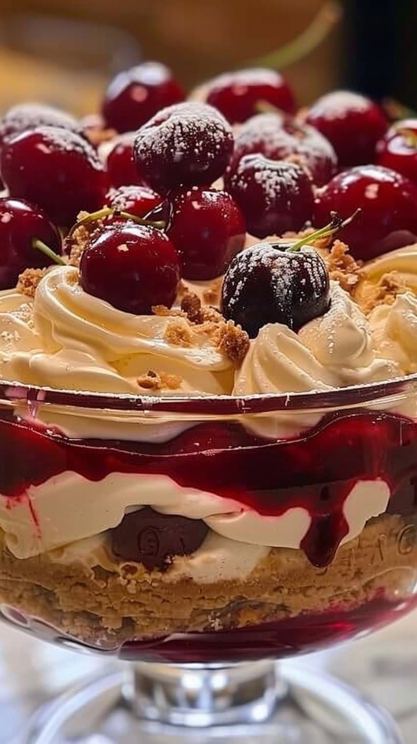 Cherry Cheesecake Trifle: A Delicious & Easy Dessert Recipe