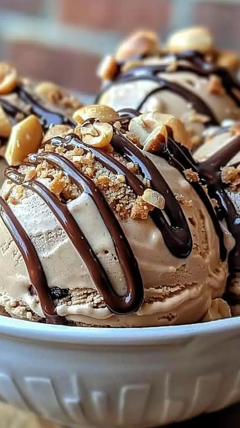 Healthy Peanut Butter Greek Frozen Yogurt Bites – No Churn, No Fuss