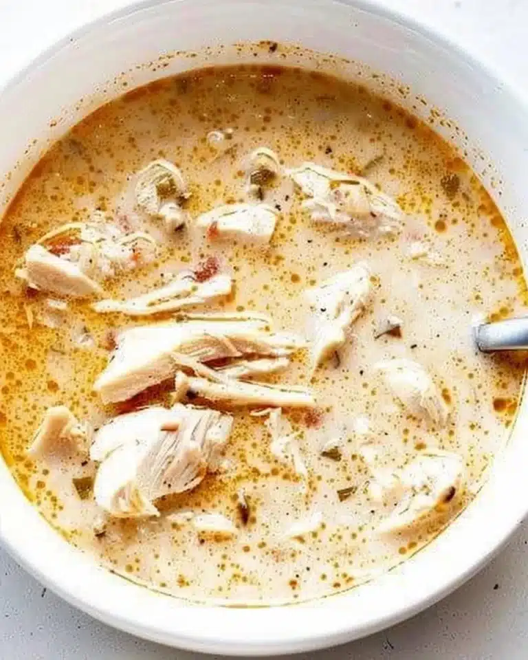 Delicious high protein low carb chili served in a bowl