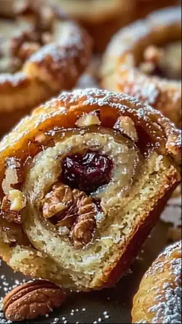 Italian Nut Roll Cookies
